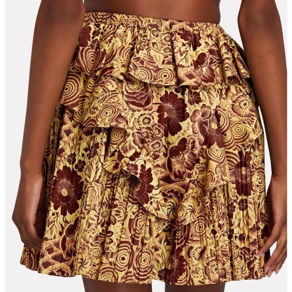 Ulla Johnson Tiered Ruffle Mini Skirt - Size S/M - Picture 2 of 11